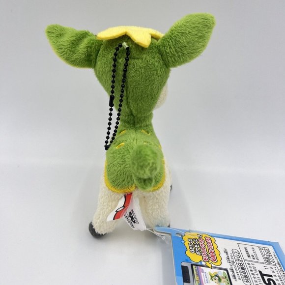 Pokémon Summer Deerling Green Small Plush Keychain NWT RARE USA SELLER READ - Picture 4 of 13